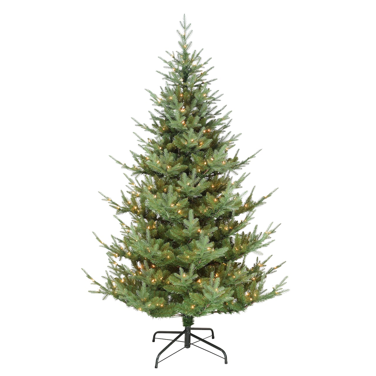 6.5ft. Pre-Lit Hillside Spruce Artificial Tree, Clear LED Lights